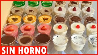 10 POSTRES 1 Receta para VENDER 🤑GANA DINERO desde CASA Postres Fáciles y ECONÓMICOS [upl. by Jonah]