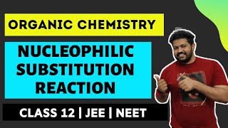 Nucleophilic Substitution Reaction  SN1 and SN2  Organic mechanism by Bharat Panchal [upl. by Eelame964]