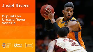 🏀 HIGHLIGHTS  15 puntos de Jasiel Rivero J15 7DAYS EuroCup vs Umana Reyer Venezia [upl. by Richelle290]