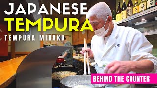 Behind the Counter at a Local Japanese Tempura Restaurant [upl. by Ellenod]