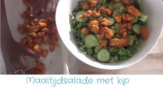 Recept 4 Maaltijdsalade met kip [upl. by Leanna]