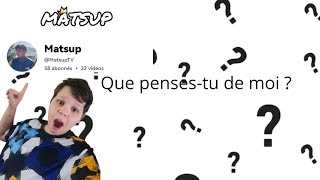 Que pensestu de moi [upl. by Culosio]