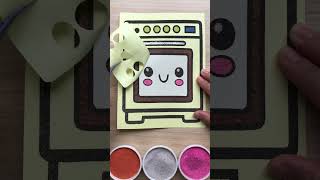 the oven sandpainting theoven relaxing coloredsandart colorfulsandart satisfying coloring [upl. by Sabella]