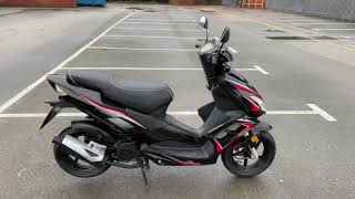 2011 LONGJIA SPEEDJET 2 50 LJ50QT MOPED SCOOTER DERESTRICTED 45 MPH NEW MOT GWO [upl. by Asille3]