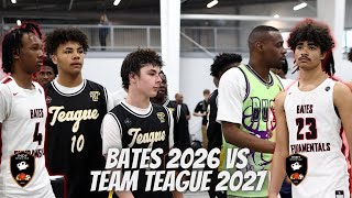 Team Teague 2027 take down Bates Fundamentals 2026 at Made hoops [upl. by Pellikka]