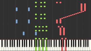 Chopsticks Duet  versión de Emmanthe Piano Tutorial Synthesia [upl. by Yelhsa56]