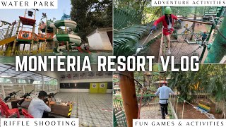 Monteria Resort  Best Luxurious Resort In Karjat  Adventure Activities  Water Park [upl. by Alieka228]