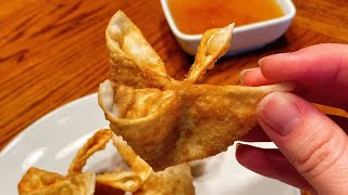 Easy Cream Cheese Wonton Tutorial [upl. by Enohs850]