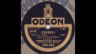 Stellio orchestre antillais quot Surrah  quot 1930 [upl. by Atneuqal92]