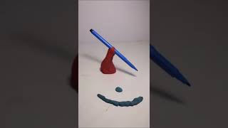 Clay Meets Marker The Smiley Face Surprise [upl. by Merriam]