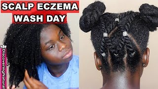 Scalp Eczema Wash Day Routine for Kids w Reagan Sanai  Discovering Natural [upl. by Ennazzus711]