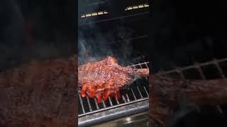 Tomahawk Steak Grilling BBQ shorts bbq [upl. by Watson]