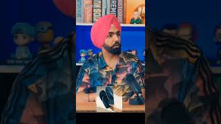 Ammy Virk talk about Mankirt AulakhFunnyBharti Tv shorts funny ytshorts [upl. by Nalehp]