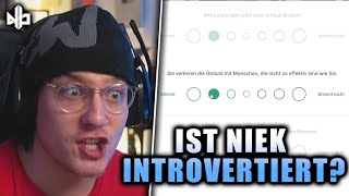 Intro  oder Extrovertiert 😲  Niek macht einen Persönlichkeitstest  Niekbeats [upl. by Alisa]