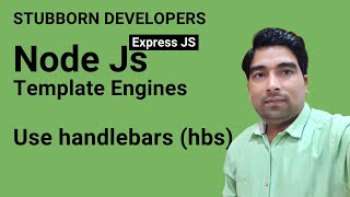 Template Engine Handlebars  Template Engine pug ejs in Nodejs  Use Dynamic Content in Express JS [upl. by Mouldon545]