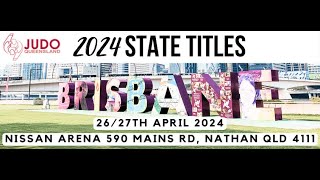 Shiai – Mat 1 Judo Queensland 2024 State Titles [upl. by Akire]