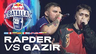 RAPDER vs GAZIR  Semifinal  Red Bull Batalla Internacional 2022 [upl. by Fransen362]