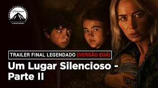 Um Lugar Silencioso 2 • Trailer Final Legendado Versão EUA [upl. by Ramunni]