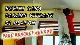 Tutorial Cara Pasang Gorden Plafon  PesanGordenid [upl. by Atiugram807]