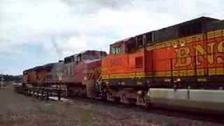 BNSF 7729 west at Williams AZ 28July07 [upl. by Notyalc543]