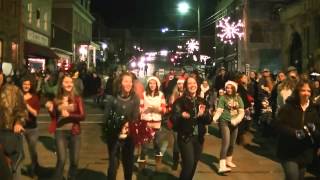 West Newton Christmas Flash Mob Christmas 2013 [upl. by Rydder]