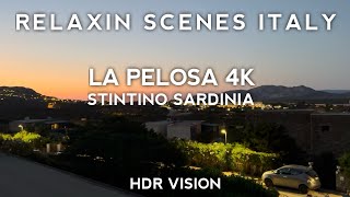 Relaxing Scenes Italian Coast 4K  Stintino on La Pelosa Beach  Italy Travel Video [upl. by Menard]