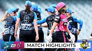 Strikers sizzle Sixers on way to WBBL07 finals  WBBL07 [upl. by Tikna862]