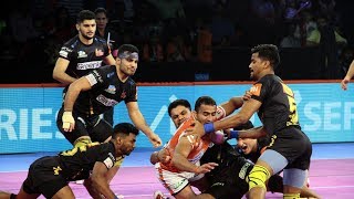 Pro Kabaddi 2018 Highlights  Puneri Paltan vs Telugu Titans  Hindi [upl. by Aleydis]