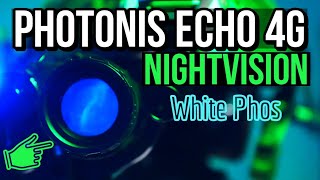 What does 4G Nightvision look like Photonis Echo 4G White Phosphor GSCI PVS14 MOD C Review [upl. by Airehs]