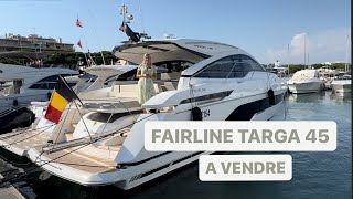 FAIRLINE TARGA 45 OCCASION A VENDRE [upl. by Pansie644]