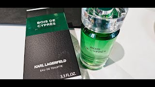 Karl Lagerfeld Bois De Cyprès Fragrance Review 2003 [upl. by Heaps304]