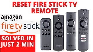 How to Reset Amazon Fire Stick TV Remote  Fire Stick Remote Not Working  Easy Home Repair Guide [upl. by Redleh365]