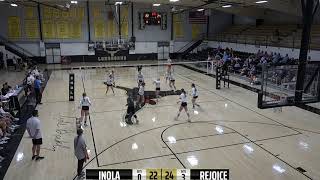 Volleyball  Inola vs 4A 16 Rejoice Christian [upl. by Mufinella]