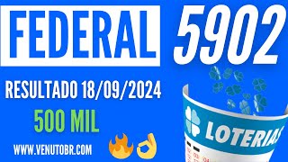 🍀 Resultado Loteria Federal 5902 [upl. by Massingill]