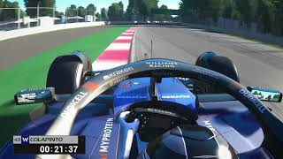 Franco Colapinto Onboard Fast Lap 2024 quotMexico GPquot assetocorsa f1 francocolapinto [upl. by Mogerly]