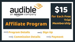 Audible Affiliate Program 2024  Earn Money from Audible [upl. by Darn]