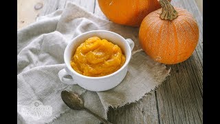 How to Make Pumpkin Puree EASY method [upl. by Ardnik]