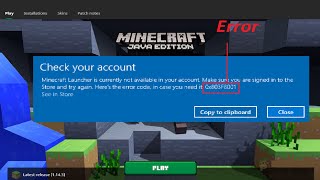 How To Fix Minecraft Launcher Error Code 0x803f8001 In Windows 1011 [upl. by Onitsuaf]