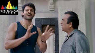 Mirchi Movie Scenes  Prabhas Comedy with Brahmanandam  Anushka  Sri Balaji Video [upl. by Yssim]