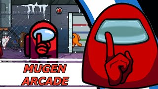 Mugen Arcade Mode with Among Us  Crewmate Imposter [upl. by Ainnat]