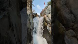 Gavi sidhi lingeshwar temple waterfall waterfall trending shortsviralvideo youtubeshortswater [upl. by Ettezoj]