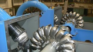 Mini HydroPower Plant Pelton Turbine amp Working Amazing 10Million View [upl. by Kcirad]