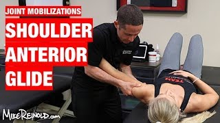 Shoulder Joint Mobilization  Anterior Glide [upl. by Riaj]