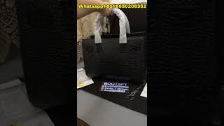 Review YSL SMALL SAC DE JOUR BAG IN CROCODILE EMBOSSED MATTE LEATHER from BOOTSFY YSL bag bags [upl. by Apicella254]