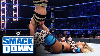 Bianca Belair vs Carmella SmackDown Aug 20 2021 [upl. by Ibloc]