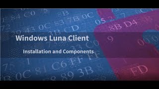 Windows Luna Client Installation and Components [upl. by Muir327]