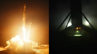 SpaceX Starlink 174 launch and Falcon 9 first stage landing 19 June 2024 [upl. by Assyral]