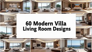 🏠 60 Stunning Modern Villa Living Room Designs for Ultimate Luxury🌟 [upl. by Hux]