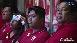 Partido Demokratiko Pilipino  Lakas ng Bayan PDPLaban Cabadbaran City Campaign Rally Speech [upl. by Arrimat]