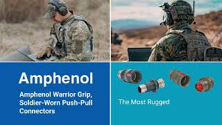 Amphenol Delivers Battlefield Excellence in a Compact Lightweight Package [upl. by Adarbil]